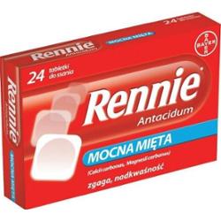 RENNIE Antacidum x 24 tabletki