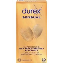 DUREX Sensual Supercienkie x 10 sztuk