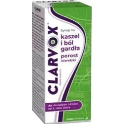 Clarvox Syrop na kaszel i ból gardła 200ml