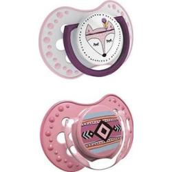 LOVI Smoczek gryzak dynamiczny Indian Summer (6-18 m-cy) x 2 sztuki 22/857 girl