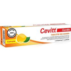 CEVITT Gardło cytryna x 20 tabletek do ssania