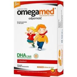 Omegamed odporność 3+ x 30 pastylek żelowych do żucia