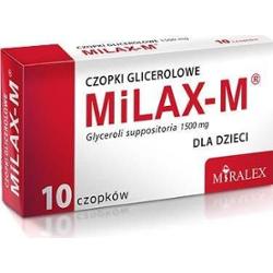 MILAX-M czopki glicerolowe x 10 sztuk