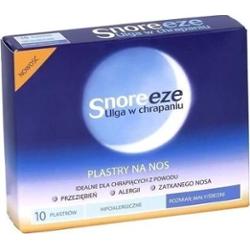 Snoreeze Plastry na nos małe/średnie x 10 sztuk