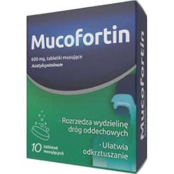 Mucofortin 600mg x 10 tabletek musujących