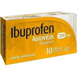 Ibuprofen Aurovitas 200mg x 10 tabletek