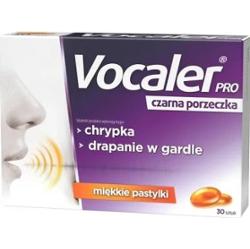Vocaler Pro czarna porzeczka x 30 pastylek do ssania