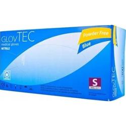 Rękawice Nitrylowe Bezpudrowe Glovtec Blue S x 100 sztuk