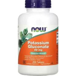 Potassium Gluconate 99mg x 250 tabletek