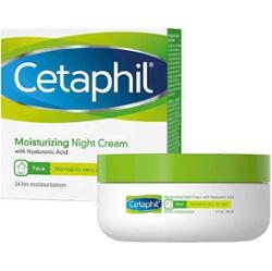 Cetaphil Krem nawilżający do twarzy z kwasem hialuronowym na noc 48ml