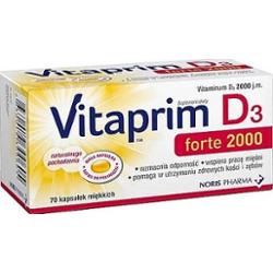 Vitaprim D3 Forte 2000 x 70 kapsułek miękkich