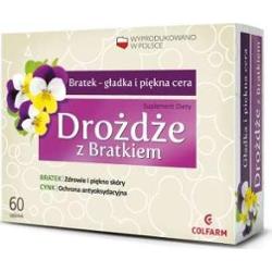 DROŻDZE Z BRATKIEM x 60 tabletek