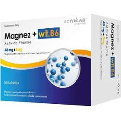Magnez + wit. B6 x 50 kapsułek