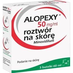 Alopexy 50mg/ml roztwór na skórę 3 butelki x 60ml