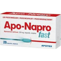Apo-Napro Fast 220mg x 20 kapsułek