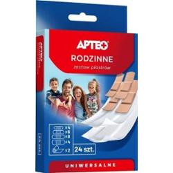 APTEO CARE Zestaw plastrów uniwersalnych x 24 sztuki