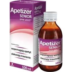 APETIZER Senior smak malinowo-porzeczkowy syrop 100ml