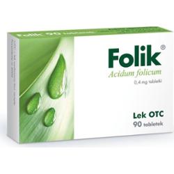 FOLIK 0,4mg x 90 tabletek