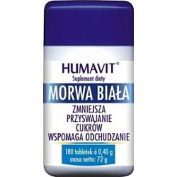 HUMAVIT Morwa Biała x 180 tabl.