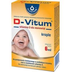 D-Vitum Witamina D dla niemowląt krople 6ml