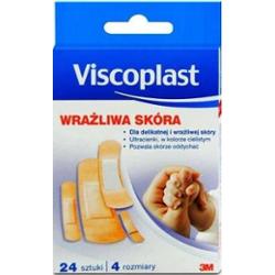 Viscoplast Wrażliwa Skóra zestaw plastrów x 24 sztuki