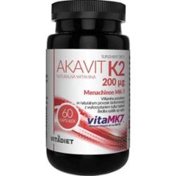 Akavit naturalna witamina K2 200mcg x 60 kapsułek