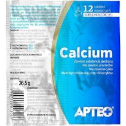 CALCIUM APTEO x 12 tabletek musujących bezsmakowych