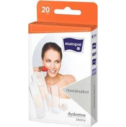 Matopat Transparent zestaw plastrów x 20 sztuk