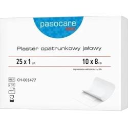 Pasocare Plaster opatrunkowy jałowy 10cm x 8cm x 25 sztuka
