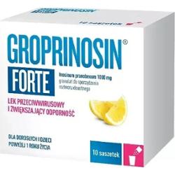 Groprinosin Forte 1g x 10 saszetek