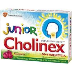 CHOLINEX Junior x 16 pastylki do ssania