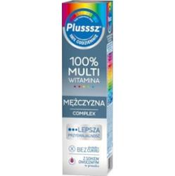Plusssz 100% Multiwitamina Mężczyzna Complex x 20 tabletek musujących