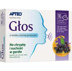GŁOS APTEO PLUS x 16 pastylek do ssania