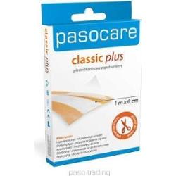 Pasocare Classic Plus plaster tkaninowy z opatrunkiem 1m x 6cm