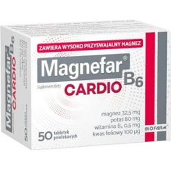 Magnefar B6 Cardio x 50 tabletek
