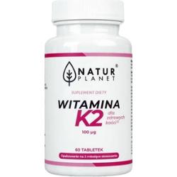 Natur Planet Witamina K2 100mcg x 60 tabletek