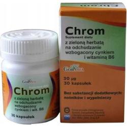 Chrom z zieloną herbatą x 30 kapsułek