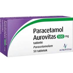 Paracetamol Aurovitas 0,5g x 50 tabletek
