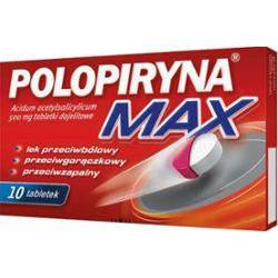 POLOPIRYNA MAX 0,5g x 10 tabletek dojelitowych
