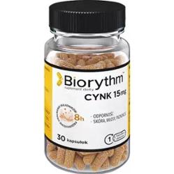 Biorythm Cynk 15mg x 30 kapsułek