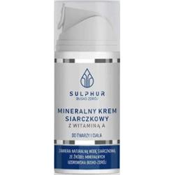 SULPHUR BUSKO ZDRÓJ KURACJA SIARCZKOWA Mineralny krem siarczkowy z witaminą A 100ml