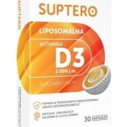 SUPTERO Liposomalna Witamina D3 2000 j.m. x 30 kapsułek
