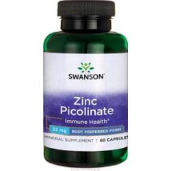 SWANSON Cynk pikolinian 22mg x 60 kapsułek
