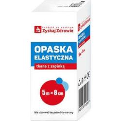 Opaska elastyczna z zapinką 5m x 8cm x 1 sztuka
