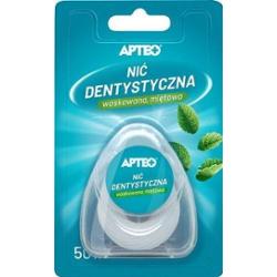APTEO CARE Nić dentystyczna woskowana miętowa 50m