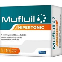 Mufluil Hipertonic roztwór do zakrapiania i nebulizacji 5ml x 10 ampułek