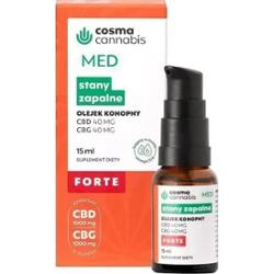 Cosma Cannabis Stany Zapalne Forte krople 30ml
