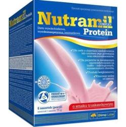 Nutramil complex Protein o smaku truskawkowym x 6 saszetek