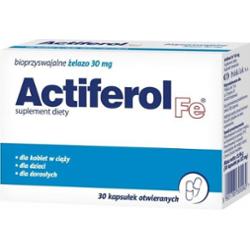 ACTIFEROL Fe 0,03g x 30 kapsułek
