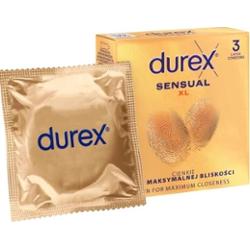 DUREX Sensual XL x 3 sztuki